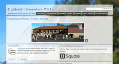 Desktop Screenshot of highlandpto.org